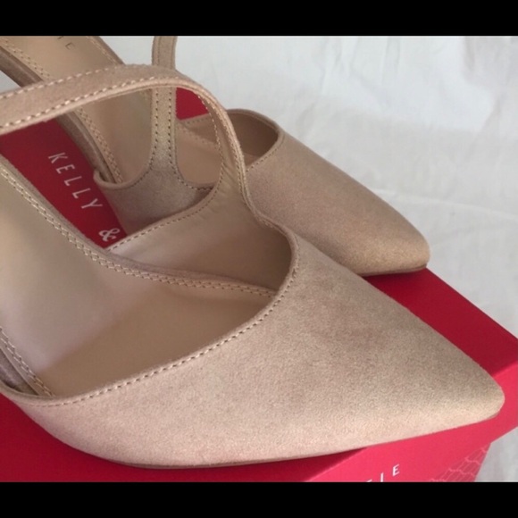 Sevama Suede Beige Pump, 9.5 10 - Picture 4 of 11